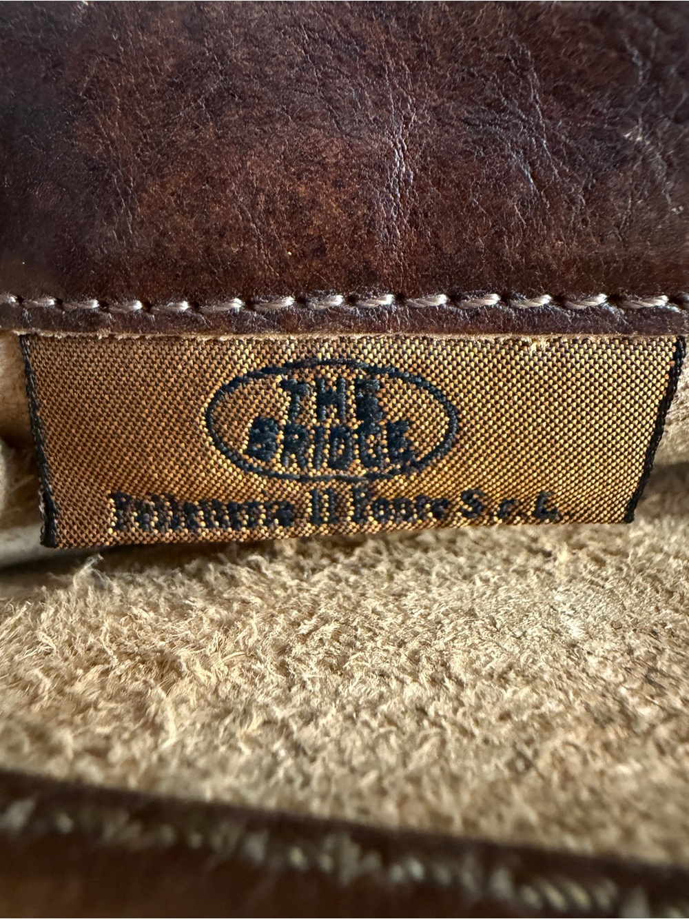 Vintage The Bridge Italian Leather Small Cross-Body Bag - Picture 8 of 10